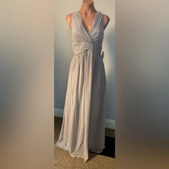 Little Mistress Gray Maxi Dress - Picture 5 of 5